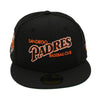 New Era 59Fifty San Diego Padres Vintage Script Orange/Black ASG Fitted Hat