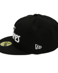 New Era 59Fifty San Diego Padres Vinage Script Petco Park Black Fitted Hat