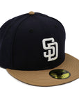 NewEra 59Fifty San Diego Padres 2-Tone Navy/Khaki Fitted Hat