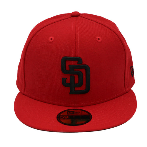 NewEra 59Fifty San Diego Padres Red Fitted Hat
