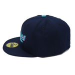 NewEra 59Fifty San Diego Padres Navy/Ultra Blue Script Fitted Hat