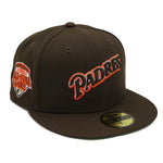 NewEra 59Fifty San Diego Padres Script Brown ASG 92 Fitted Hat