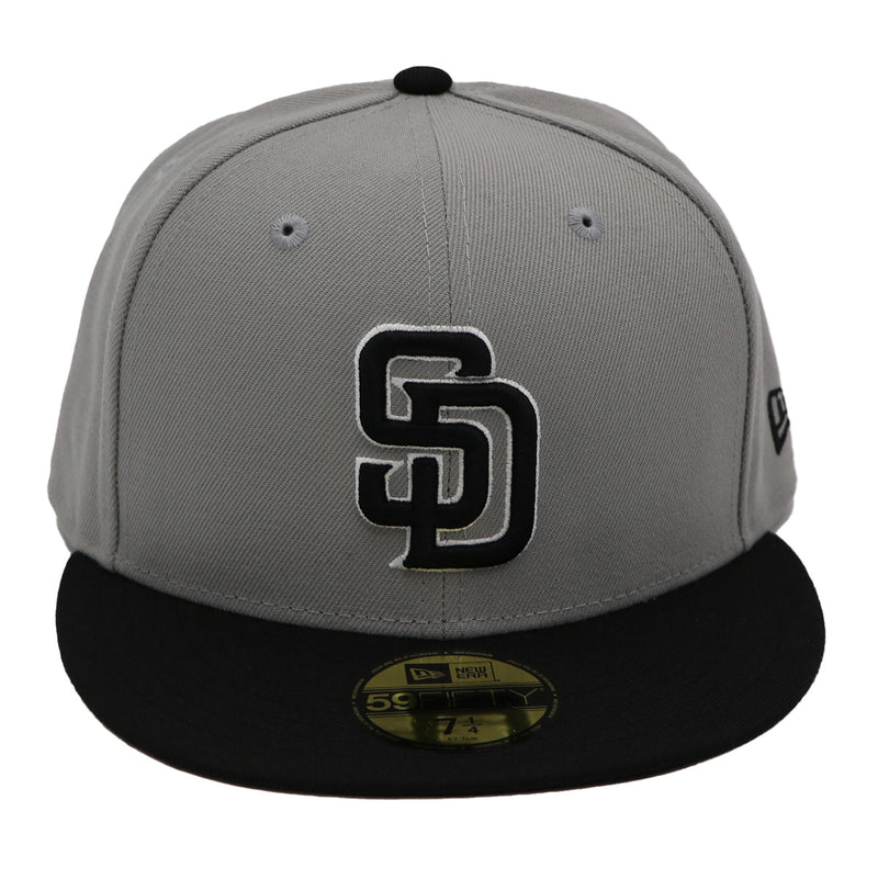 NewEra 59Fifty San Diego Padres 2-Tone Grey/Black Fitted Hat