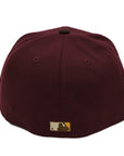 NewEra 59Fifty Chicago Cub Script 2-Tone Maroon/Brown Fitted Hat