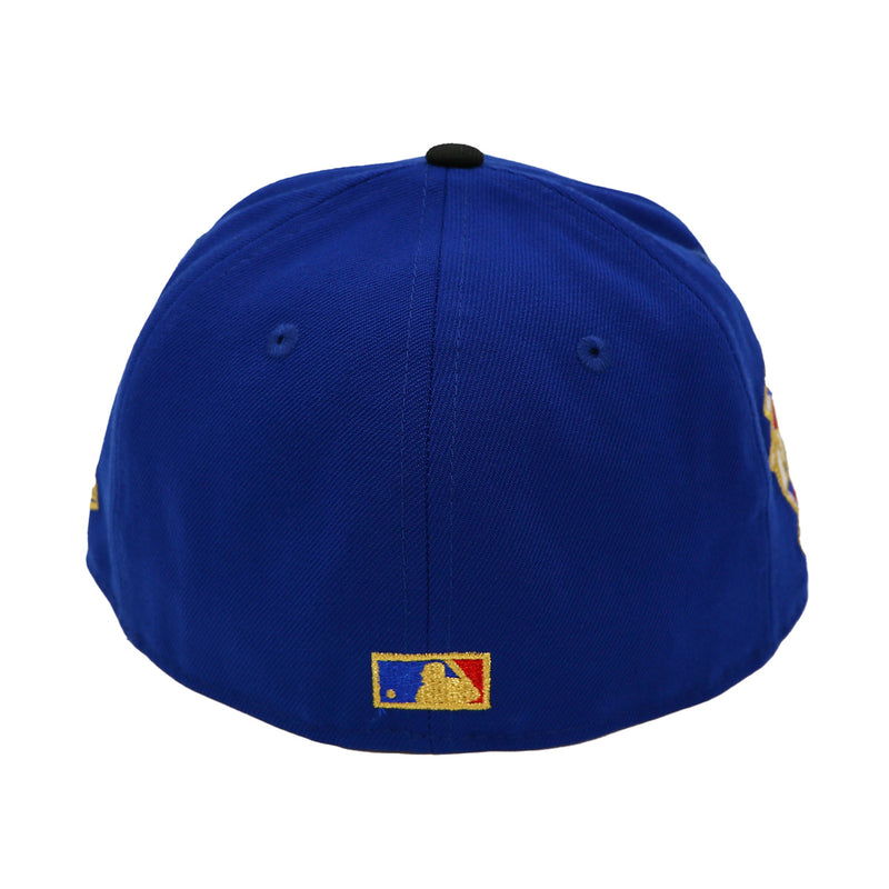New Era 59FIFTY San Diego Padres Fitted Hat, Black, Black, Royal Blue