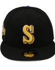 NewEra 59Fifty Seattle Mariners Black Fitted Hat