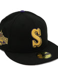 NewEra 59Fifty Seattle Mariners Black Fitted Hat