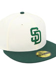 San Diego Padres Chrome/Dark Green 59FIFTY Fitted Hat