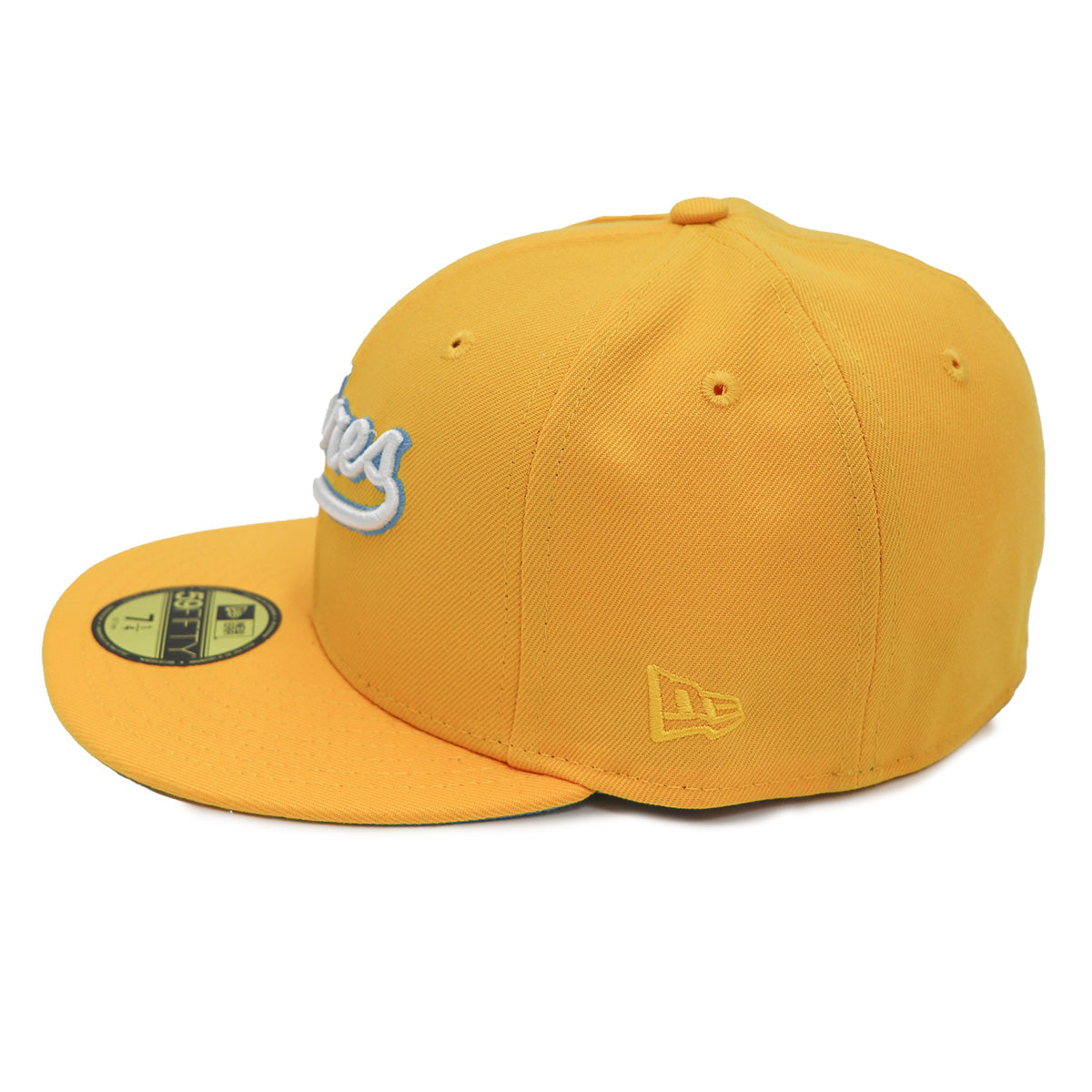 NewEra 59Fifty Padres Script Yellow Fitted Hat