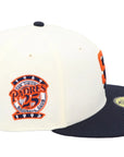 New Era 59FIFTY San Diego Padres Chrome/Navy Fitted Hat