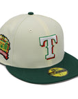 NewEra 59Fifty Texas Rangers Final Season 2-Tone Chrome/Green Fitted Hat