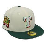 NewEra 59Fifty Texas Rangers Final Season 2-Tone Chrome/Green Fitted Hat