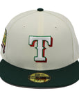 NewEra 59Fifty Texas Rangers Final Season 2-Tone Chrome/Green Fitted Hat