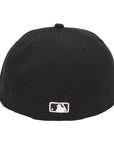 San Diego Padres Black/Gray Rose 59FIFTY Fitted Hat