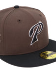 San Diego Padres Walnut/Black 59FIFTY Fitted Hat