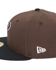 San Diego Padres Walnut/Black 59FIFTY Fitted Hat