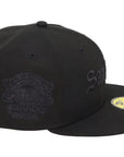 San Diego Padres Black Metallic 59FIFTY Fitted Hat