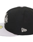 Atlanta Braves Black/Gray 1876 59FIFTY Fitted Hat