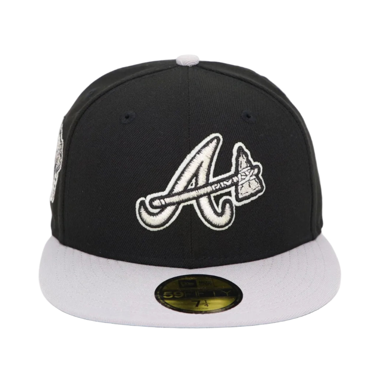 Atlanta Braves Black/Gray 1876 59FIFTY Fitted Hat