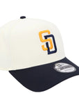 San Diego Padres Chrome/Navy 9FORTY A-Frame Snapback Hat