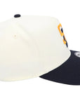 San Diego Padres Chrome/Navy 9FORTY A-Frame Snapback Hat