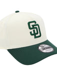 San Diego Padres Chrome/Dark Green 9FORTY A-Frame Snapback Hat