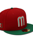 Mexico New Era 59Fifty 2-Tone Red/Green Fitted Hat