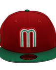 Mexico New Era 59Fifty 2-Tone Red/Green Fitted Hat