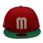 Mexico New Era 59Fifty 2-Tone Red/Green Fitted Hat