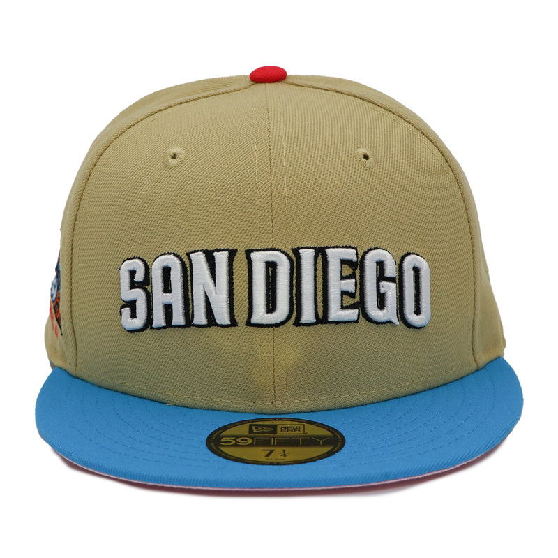 NewEra 59Fifty San Diego Petco Park Vegas 2-Tone Gold/Blue Fitted Hat