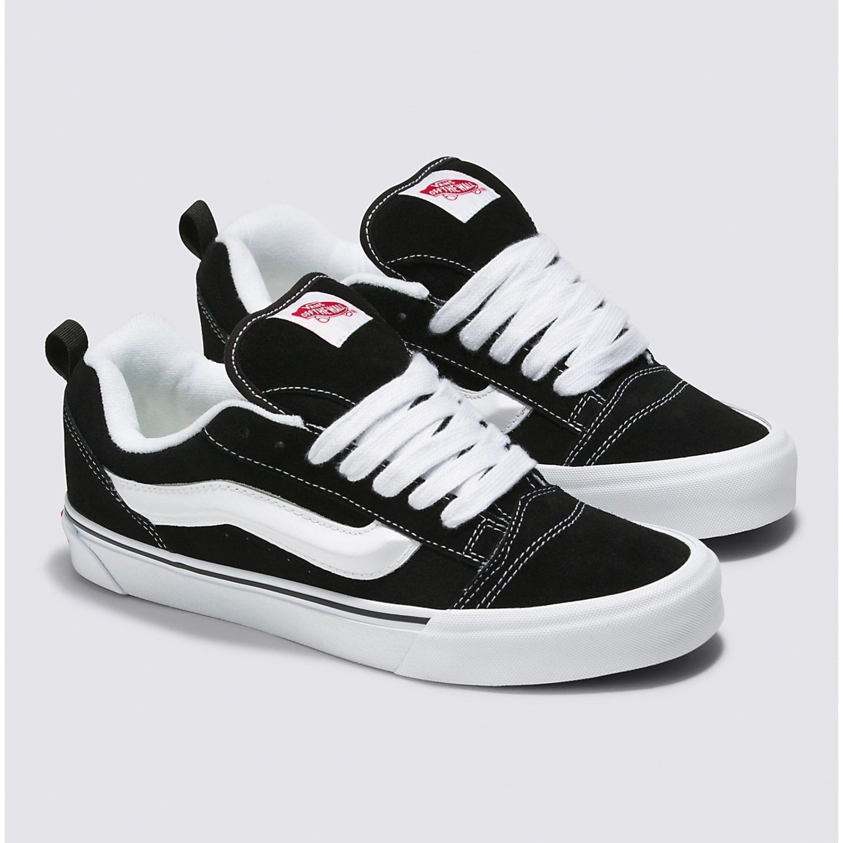 Vans Knu Skool Shoes (Free Shipping) - Black and White