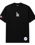 MLB Los Angeles Dodgers Wingspan Men's CJ Drop Shoulder Tee - Black