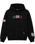 San Diego Padres Men's Wingspan Drop Shoulder Fleece Hoodie - Black