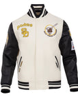 MLB San Diego Padres Retro Classic Men's Rib Wool Varsity Jacket