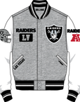 LVegas Raiders WoolVrsity Jckt FOR6410384 - GREY/WHT