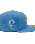 Los Angels Chargers baby Blue undervisor Grey 7026