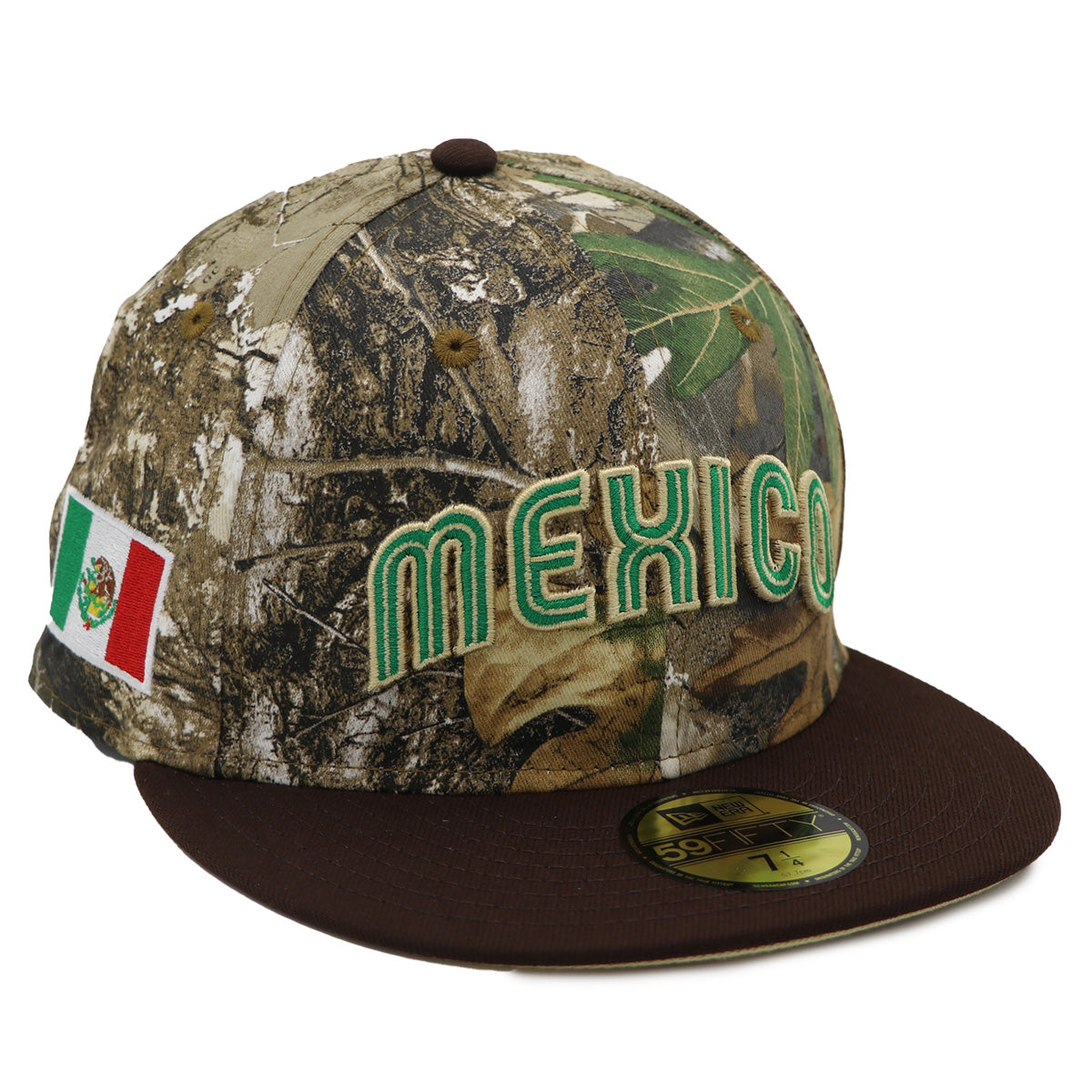 Mexico NewEra 59Fifty 2-Tone Realtree/Brown Fitted Hat