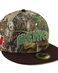 Mexico NewEra 59Fifty 2-Tone Realtree/Brown Fitted Hat