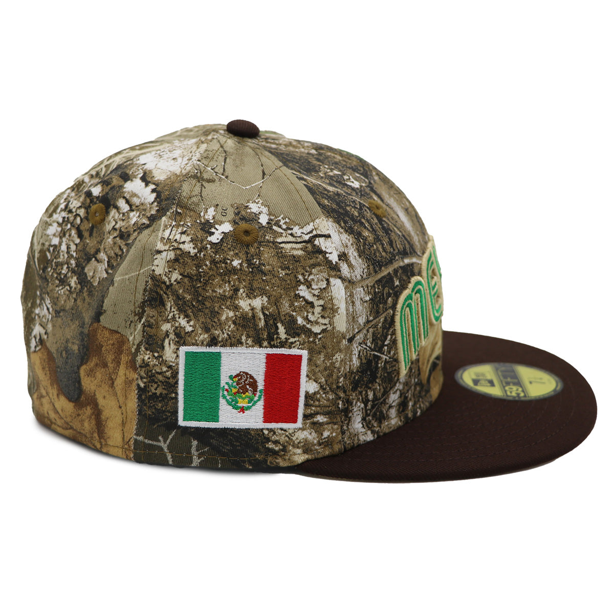 Mexico NewEra 59Fifty 2-Tone Realtree/Brown Fitted Hat