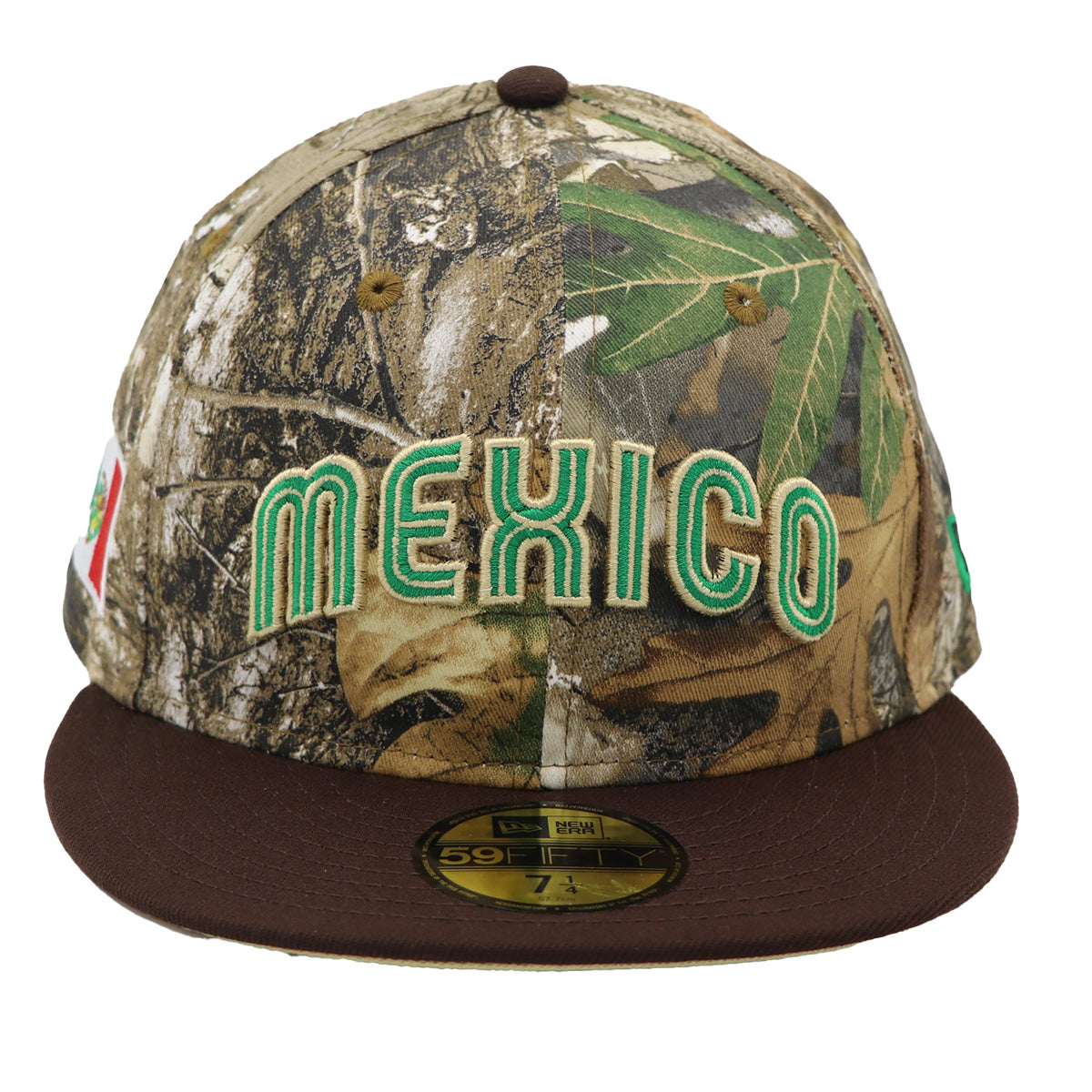 Mexico NewEra 59Fifty 2-Tone Realtree/Brown Fitted Hat