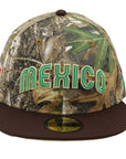 Mexico NewEra 59Fifty 2-Tone Realtree/Brown Fitted Hat