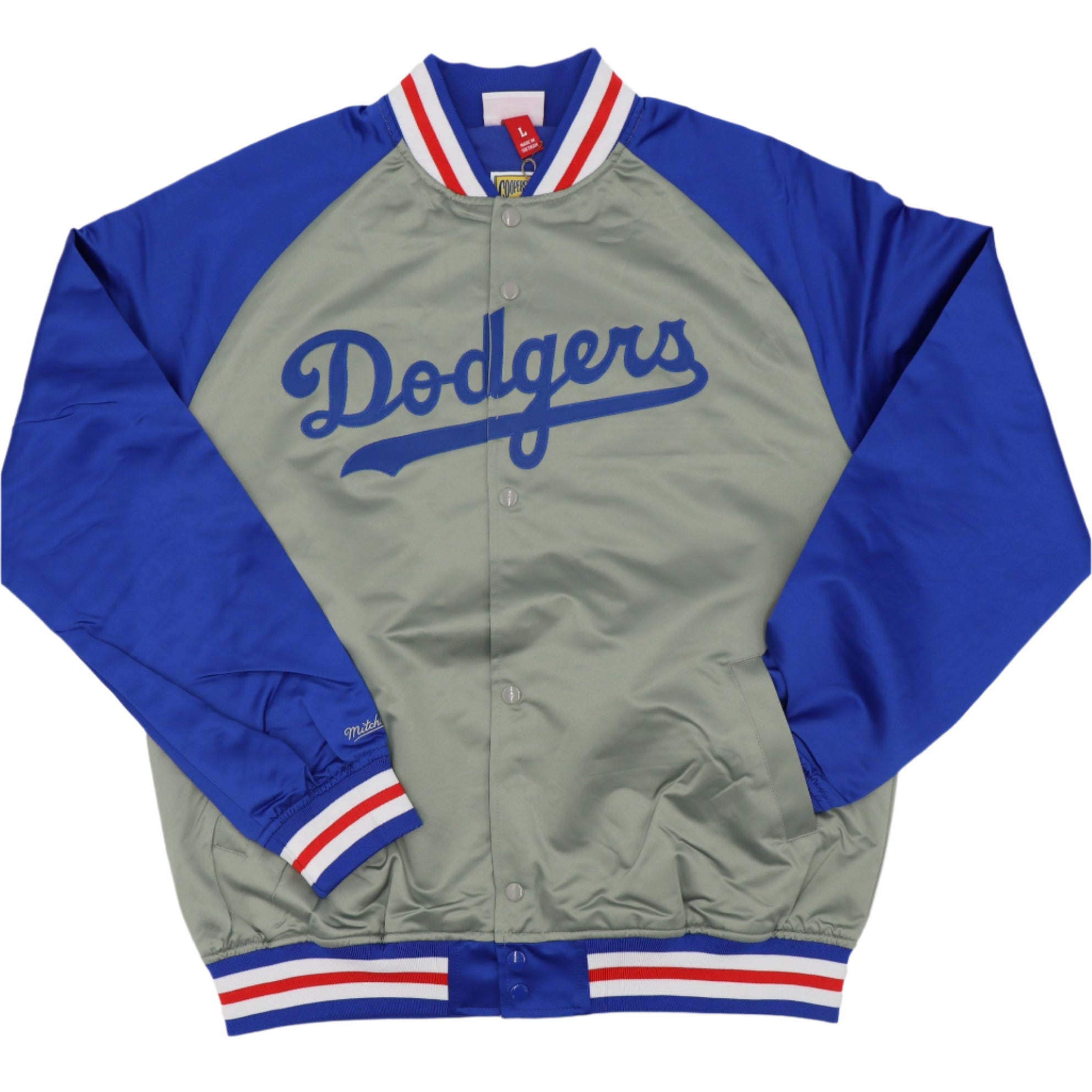 MLB SatinJckt Dodgers JK9196