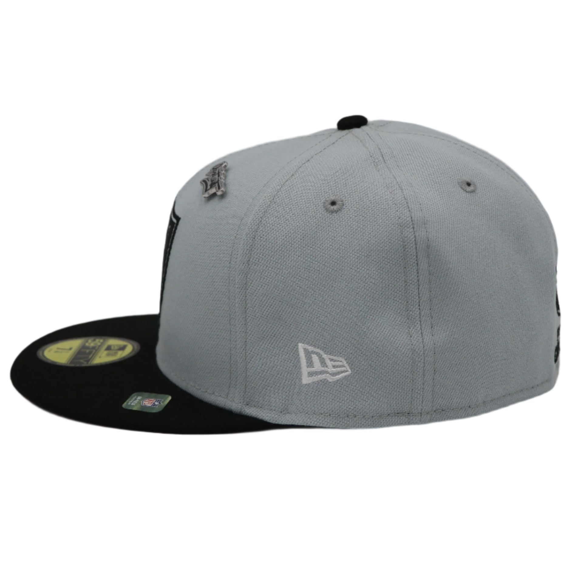 New Era 59Fifty Fitted Cap – Las Vegas Raiders 50° Anniversario, Collezione Retro, 100% Poliestere