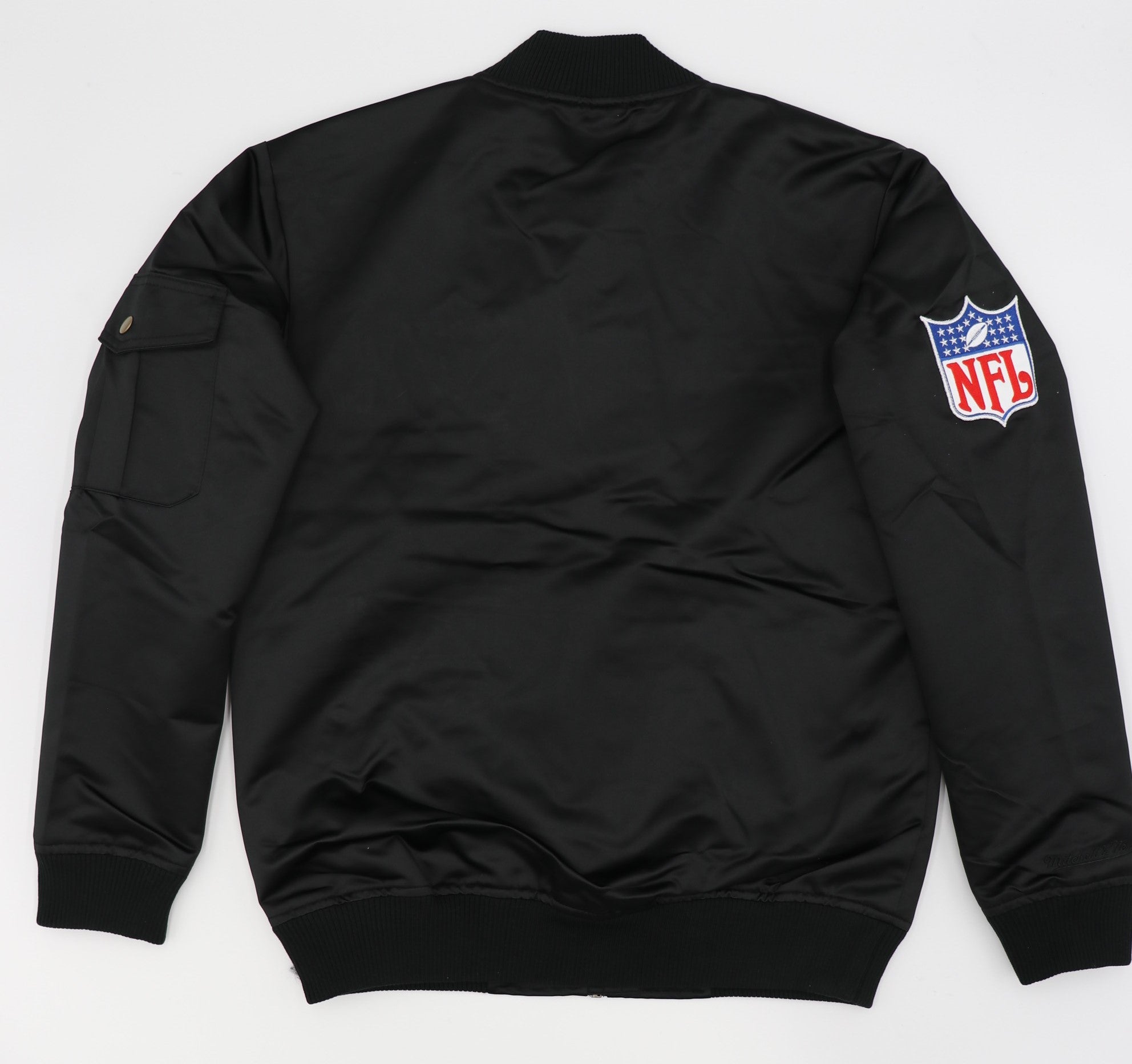 Raiders Satin Bomber Jacket NFL