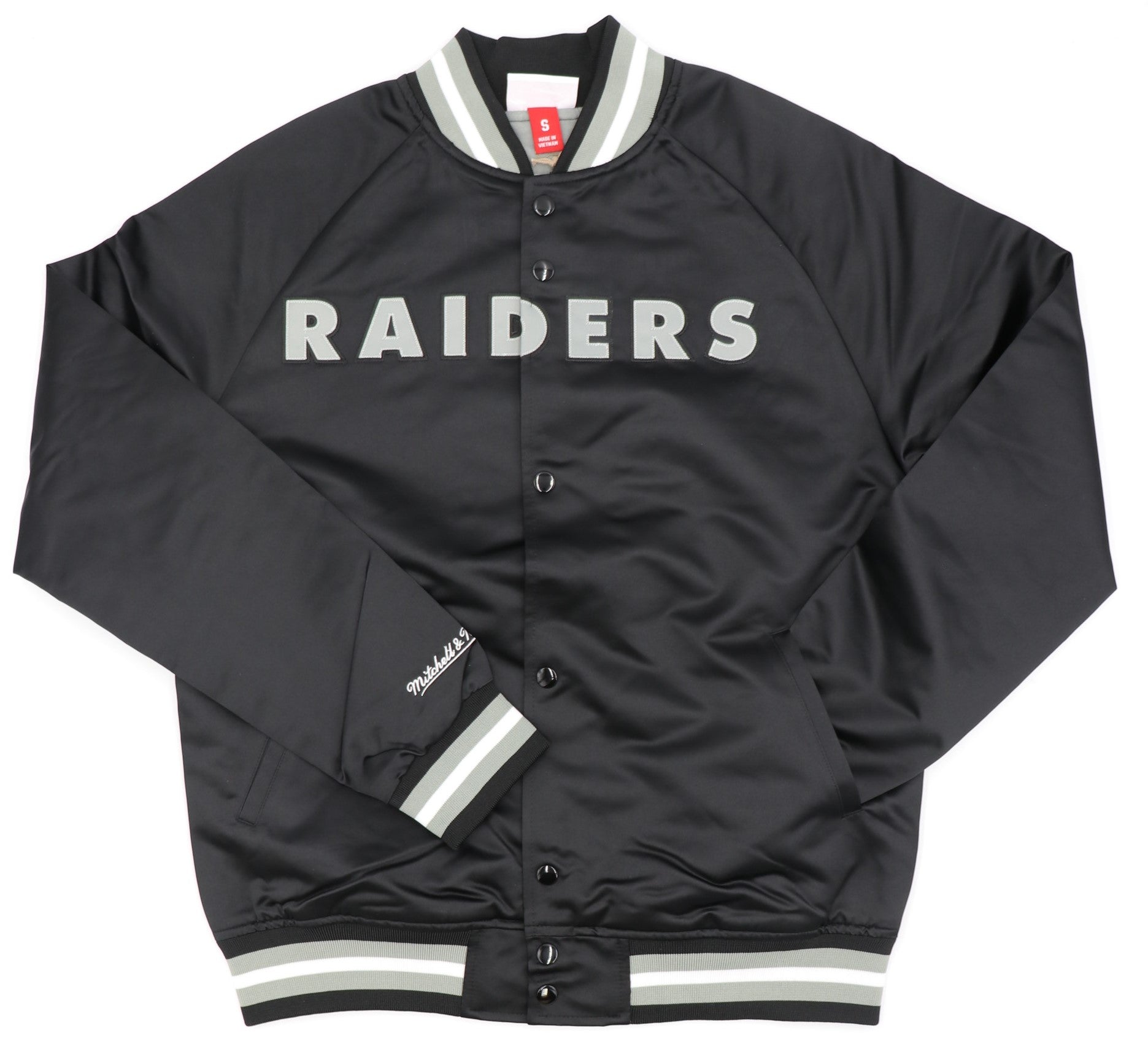 Raiders Satin Jacket NFL - BLACK