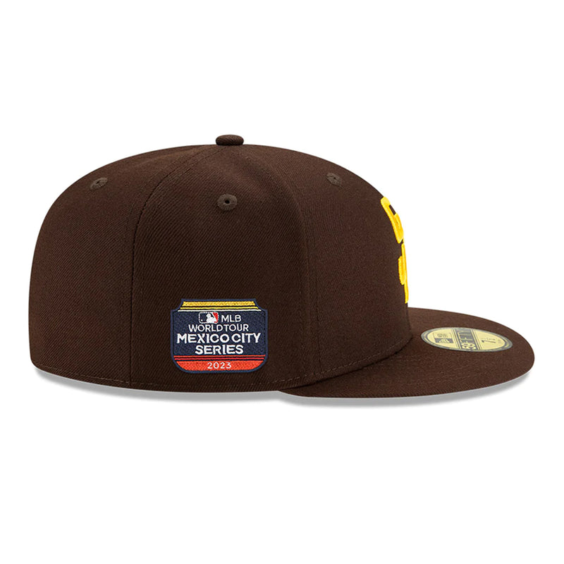 New Era 59Fifty San Diego Padres Local Dark Brown Fitted Hat