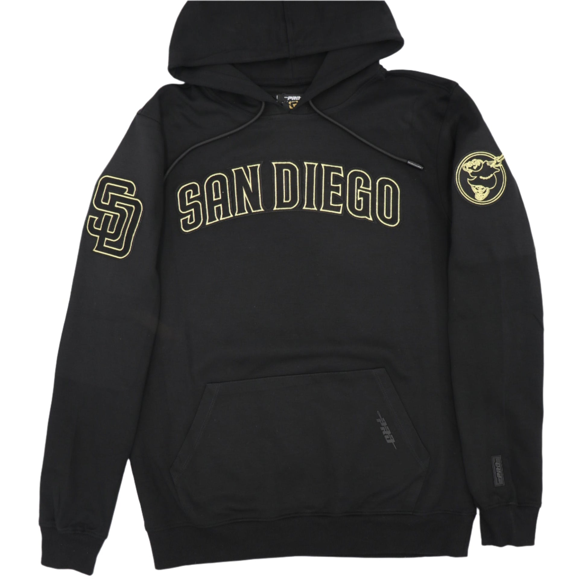 Pro Standard MLB San Diego Padres Black and Gold Hoodie – Caliwearsd