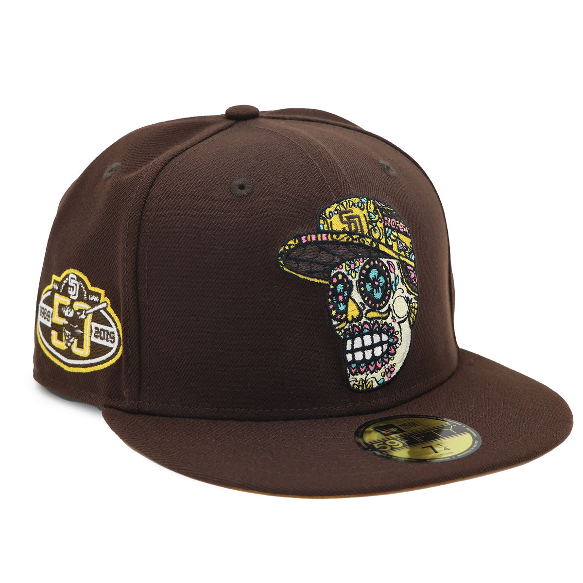 SD Padres Skull 50yrs Brn