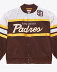 Mitchell & Ness San Diego Padres Retro Varsity Jacket – Brown & Gold
