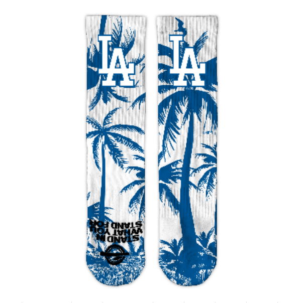 Los Angeles Dodgers Palm Trees Socks